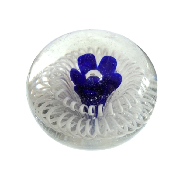 Farfalla Paperweight Latticinio Koerbchen Miniatur 118 SC