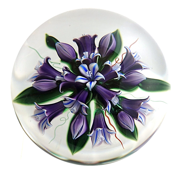 Farfalla Paperweight Loesel Richard Glockenblumen RL 2207