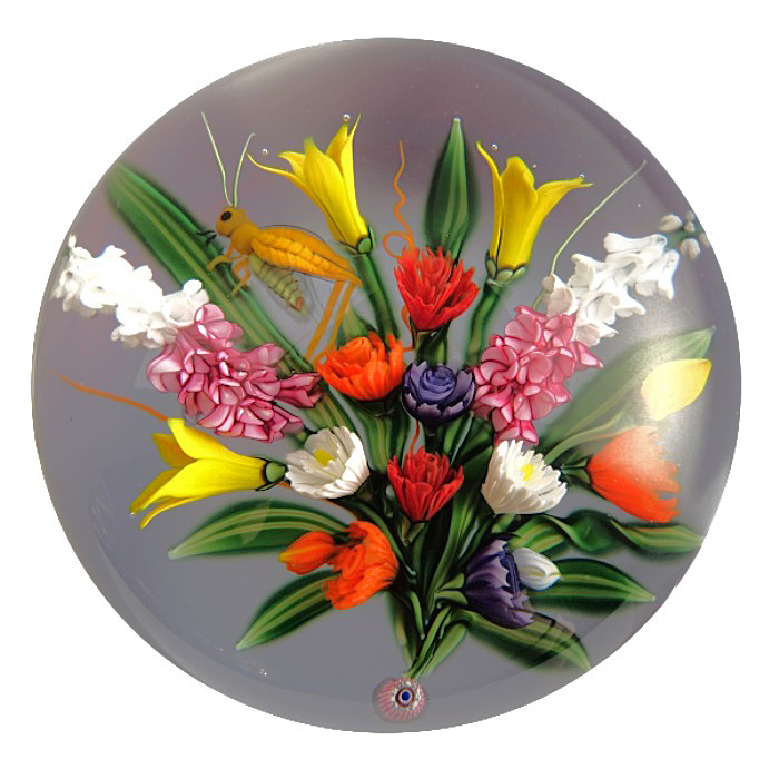 Farfalla Paperweight Loesel Richard Grashuepfer Heuschrecke Grasshopper RL 2210 P