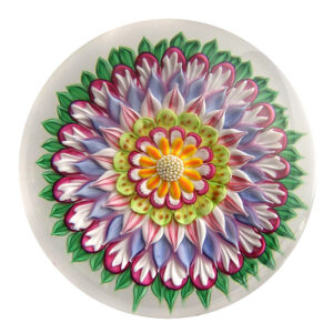 Farfalla Paperweight Loesel Richard Mandala lila RL 2201