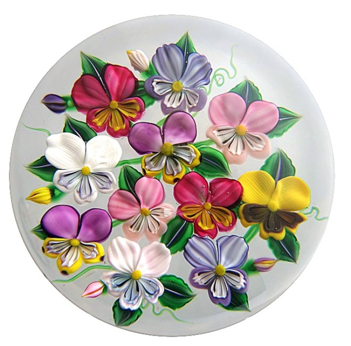 Farfalla Paperweight Loesel Richard Stiefmuetterchen I RL 2501