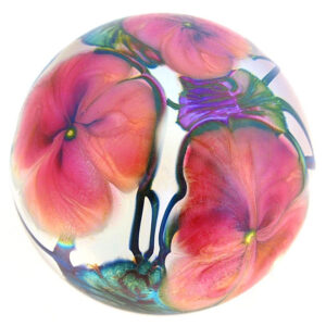 Farfalla Paperweight Lotton David Clematis Leaf Vines 210 Dv