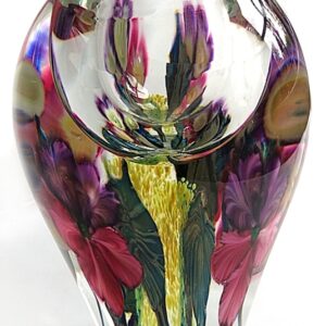 Farfalla Paperweight Lotton David Vase Clematis II 206 Dv
