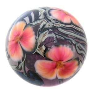 Farfalla Paperweight Lotton Joshua Flowers with Leaves Vines 188 Jo
