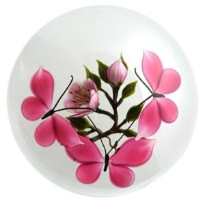 Farfalla Paperweight Lundberg Steven u Trabucco Victor Pretty and Pink LS 1995