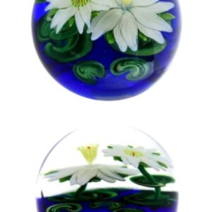 Farfalla Paperweight Lundberg Steven Lotusbluetenteich LS 105M