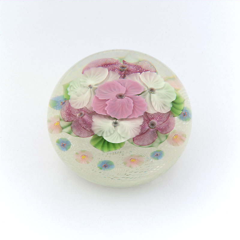 Farfalla Paperweight Lundberg Studios Amors Botschaft Miniatur LS 197M