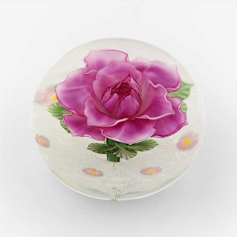Farfalla Paperweight Lundberg Studios Julias Rosengarten LS 149M