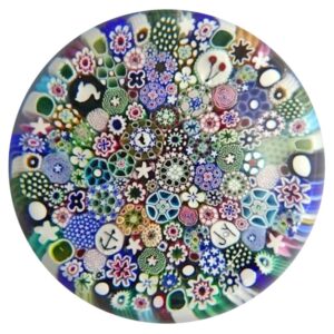 Farfalla Paperweight MacNaught Damon Millefiori Surprise Joy III DMN 193