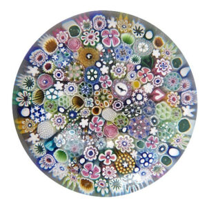 Farfalla Paperweight MacNaught Damon Millefiori Surprise VIII DMN 199