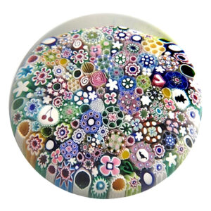 Farfalla Paperweight MacNaught Damon Millefiori Surprise VII DMN 198