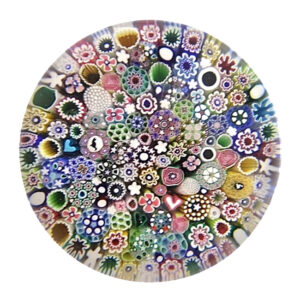 Farfalla Paperweight MacNaught Damon Millefiori Surprise VI DMN 197