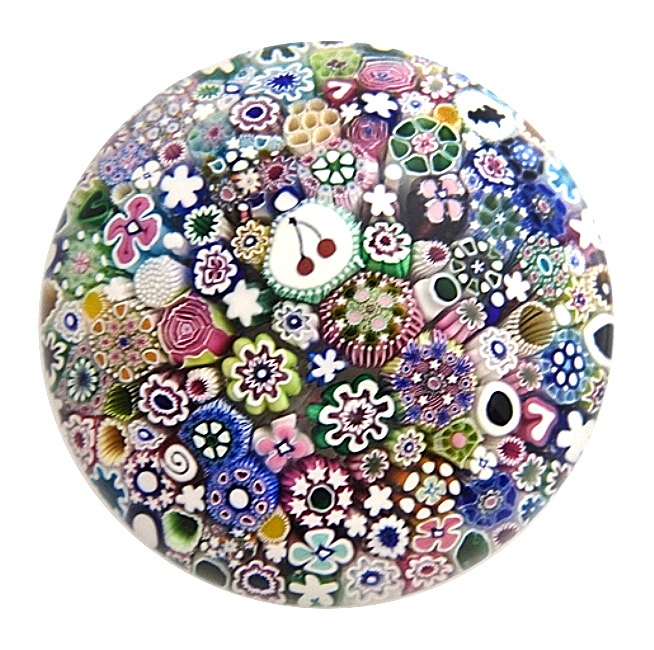 Farfalla Paperweight MacNaught Damon Millefiori Surprise V DMN 196