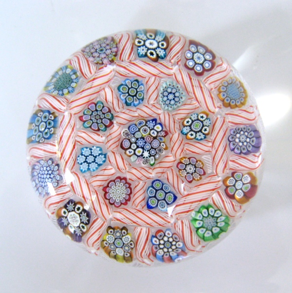 Farfalla Paperweight McDougall Peter Barber Pole rot PMcD 05 5 r