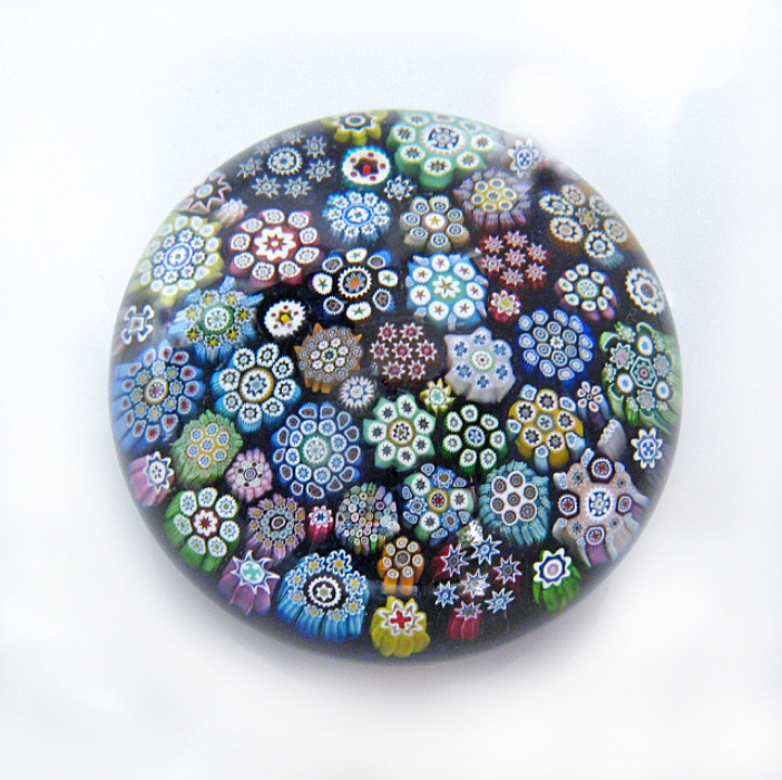 Farfalla Paperweight McDougall Peter Close Millefiori medium PMcD 012A