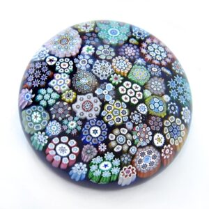 Farfalla Paperweight McDougall Peter Close Millefiori medium PMcD 012A 2