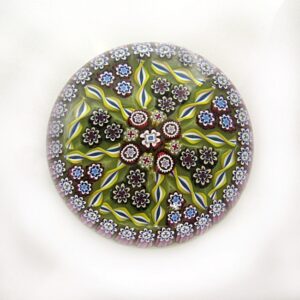 Farfalla Paperweight McDougall Peter Patterned Cross Weight PMcD 033