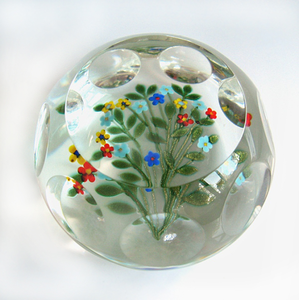 Farfalla Paperweight McDougall Peter Straesschen Posy PMcD 711a