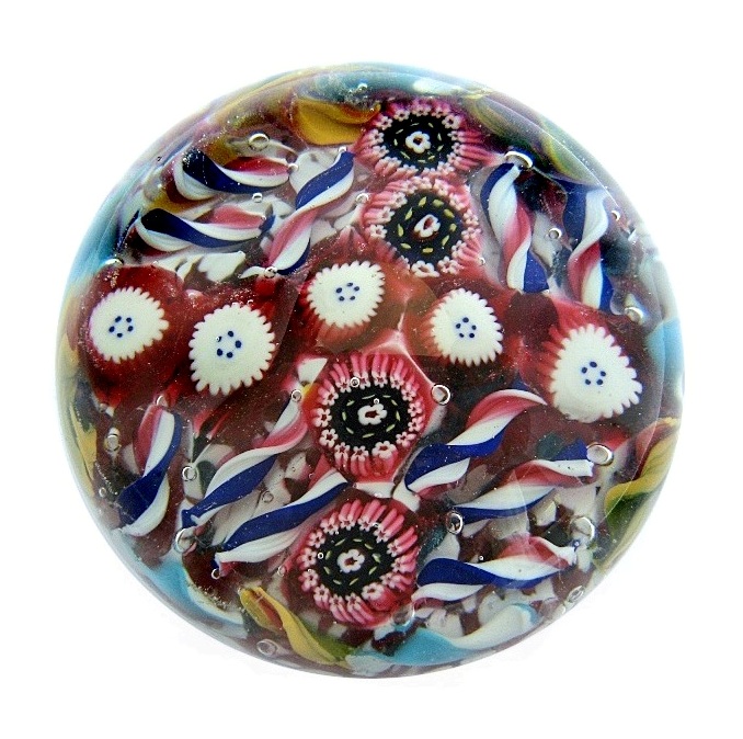 Farfalla Paperweight Millefiori Kreuz 117 SC