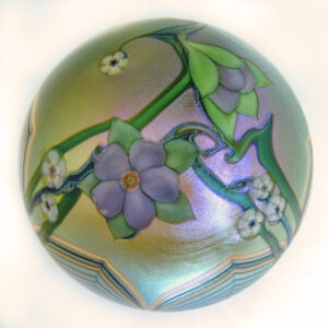 Farfalla Paperweight Orient Flume Flowers Vines OF 100 16