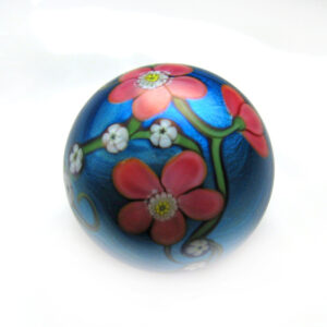 Farfalla Paperweight Orient Flume Flowers and Vines Miniatur OF 600 3