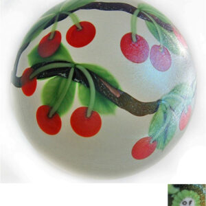 Farfalla Paperweight Orient Flume Kirschen hell irisierend OF 100 14