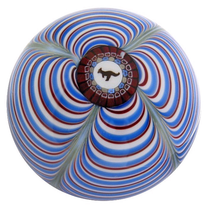 Farfalla Paperweight Orient Flume Marbrie Kaenguru OF 300 7