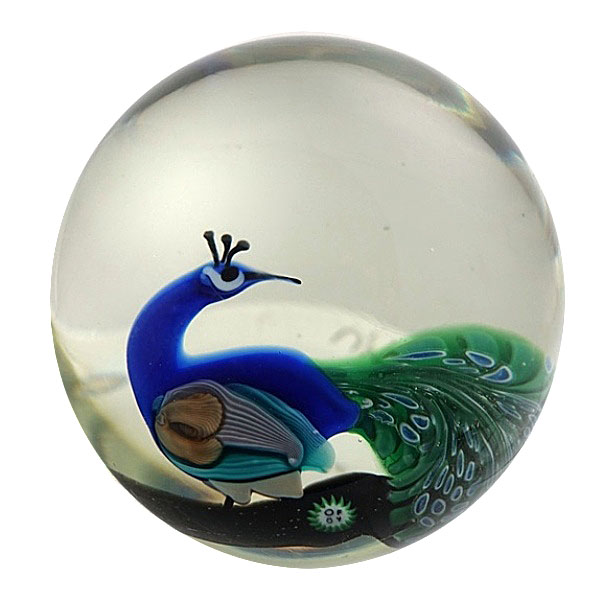 Farfalla Paperweight Orient Flume Pfau OF 102 84