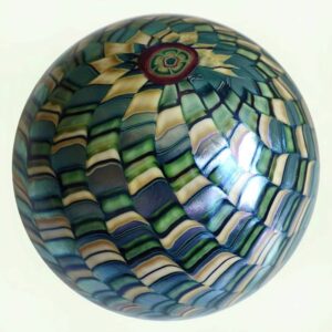Farfalla Paperweight Orient Flume Ribbed Twist OF 100 77