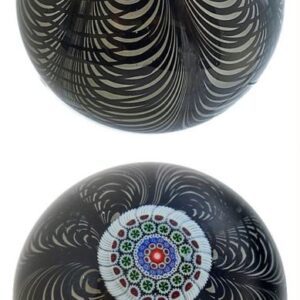 Farfalla Paperweight Orient Flume Schwarz Weiss OF 300 8