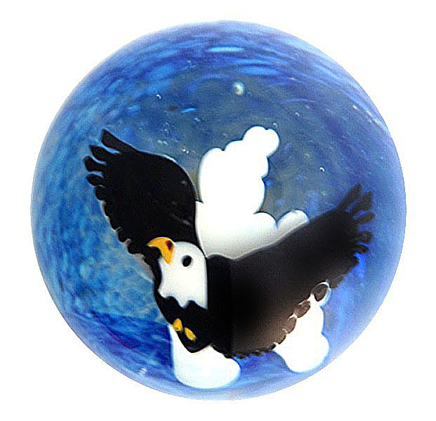 Farfalla Paperweight Orient Flume Weisskopfseeadler OF 102 83 a