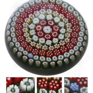 Farfalla Paperweight Parabelle Clichy Rosen Concentric Millefiori PB 039