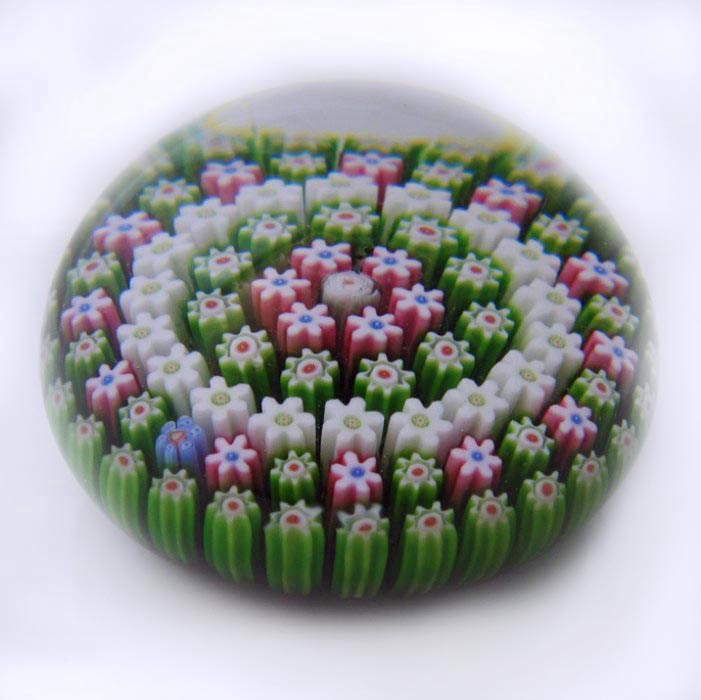 Farfalla Paperweight Parabelle Concentric Millefiori PB 129