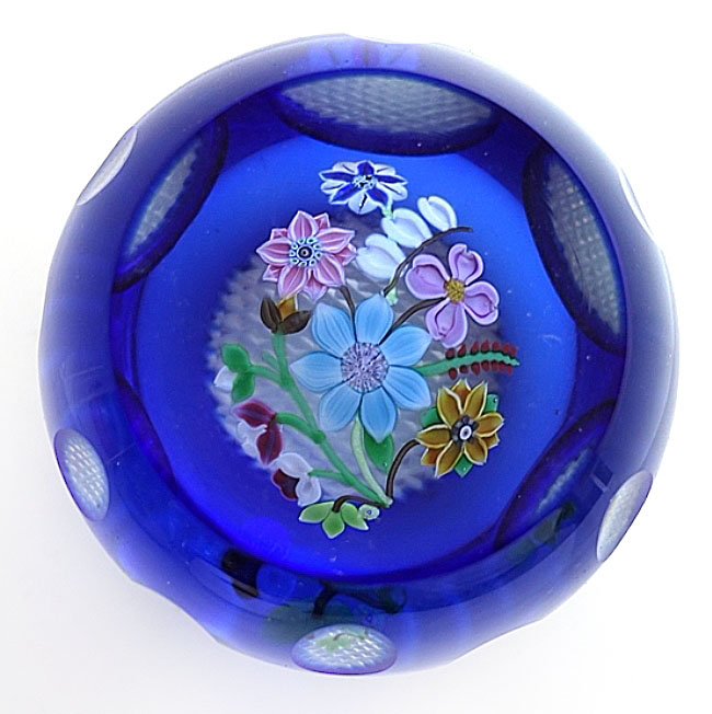 Farfalla Paperweight Perthshire Buntes Straeusschen PP 1991F