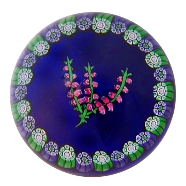 Farfalla Paperweight Perthshire Heidekraut PP 1978B