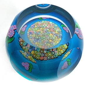 Farfalla Paperweight Perthshire Millefiori Cushion PP 1989 E