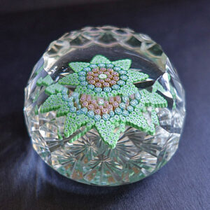 Farfalla Paperweight Perthshire Millefiori Stern Miniatur PP 1982D