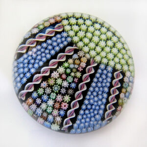 Farfalla Paperweight Perthshire Millefiori Sunrise PP 122