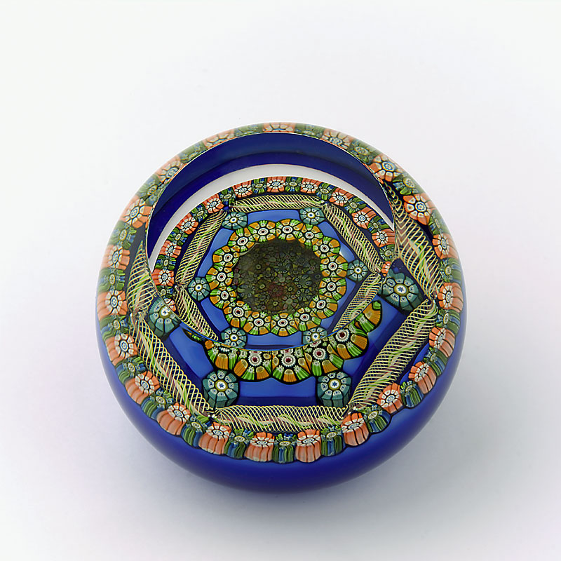Farfalla Paperweight Perthshire Millefiori quot Cushion quot PP 1976D