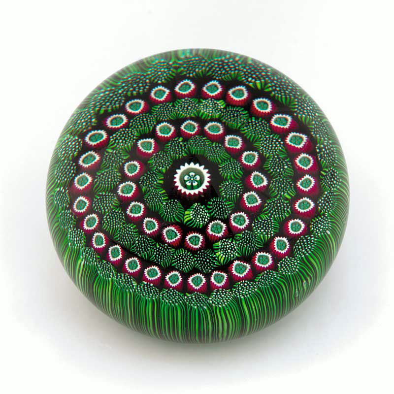 Farfalla Paperweight Perthshire Moss Ground PP 1976E