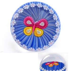 Farfalla Paperweight Perthshire Schmetterling Miniatur PP 1988A