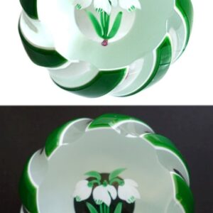Farfalla Paperweight Perthshire Schneegloeckchen PP 1987B