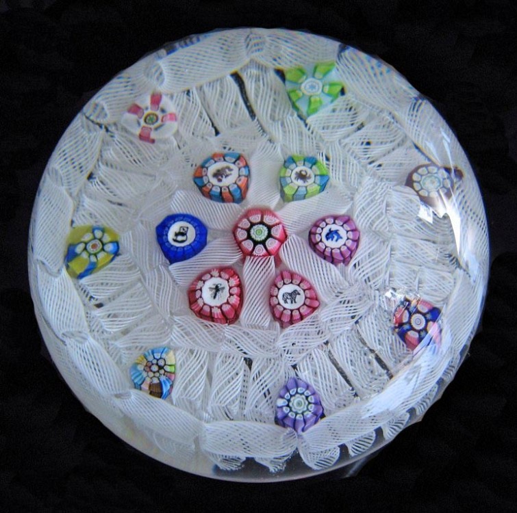 Farfalla Paperweight Perthshire Spaced Millefiori PP 11 92