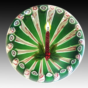 Farfalla Paperweight Perthshire Weihnachts Paperweight PP 1986