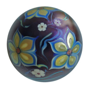 Farfalla Paperweight Randolph Grant Flowers Vines GR 151
