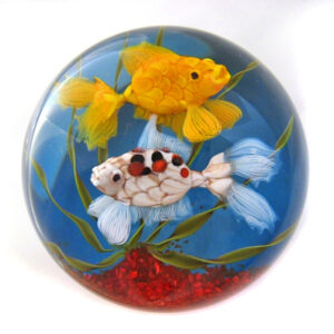 Farfalla Paperweight Rosenfeld Ken Aquarium KR 211
