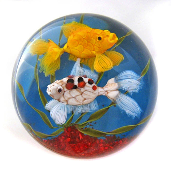 Farfalla Paperweight Rosenfeld Ken Aquarium KR 211