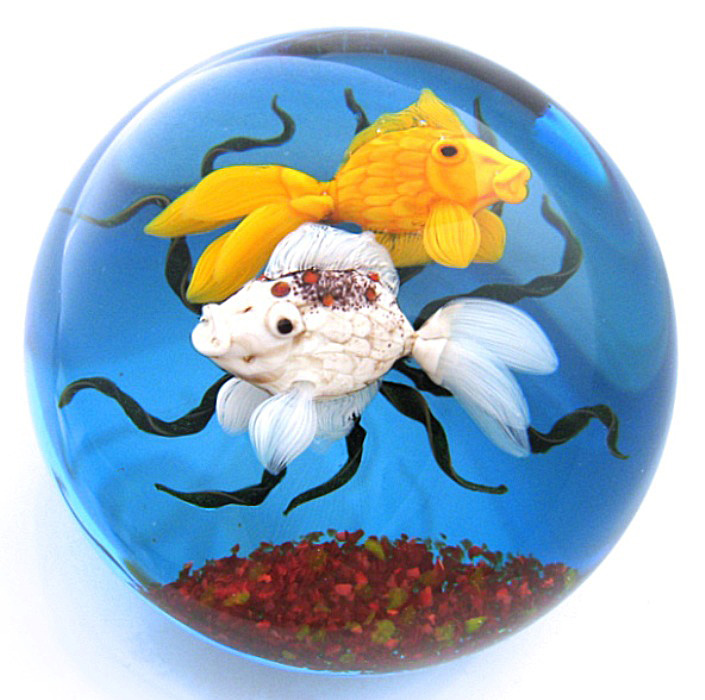 Farfalla Paperweight Rosenfeld Ken Aquarium KR 211 4