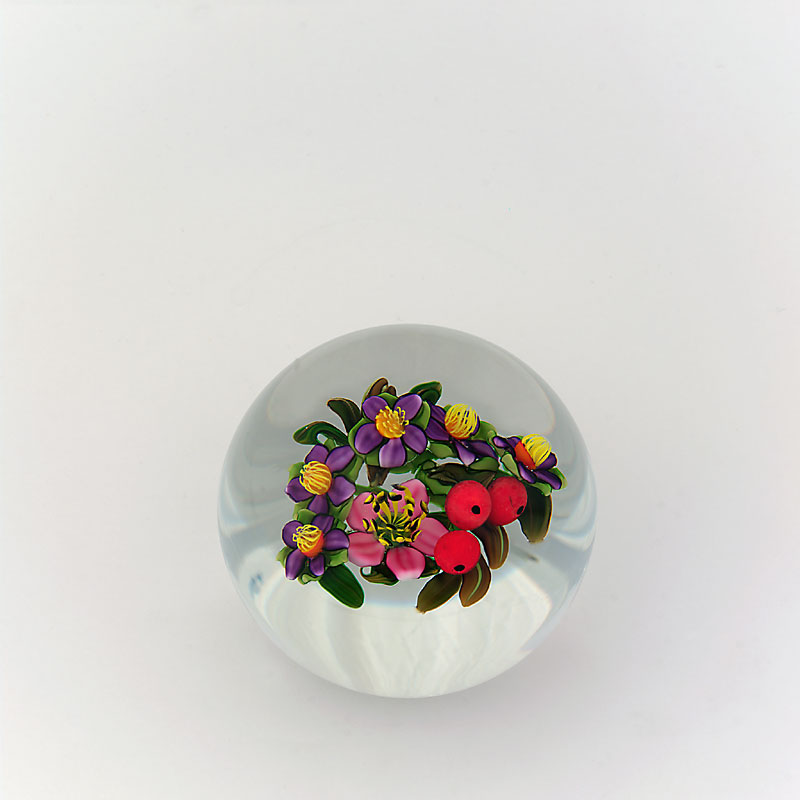 Farfalla Paperweight Rosenfeld Ken Blumenarrangement KR 177
