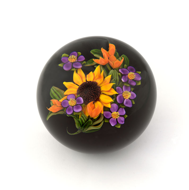 Farfalla Paperweight Rosenfeld Ken Bukett Ambition KR 196